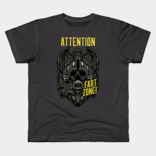 ATTENTION FART ZONE! Kids T-Shirt